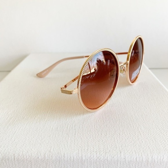 New with tage FGX rose gold round sunglasses - Picture 4 of 5